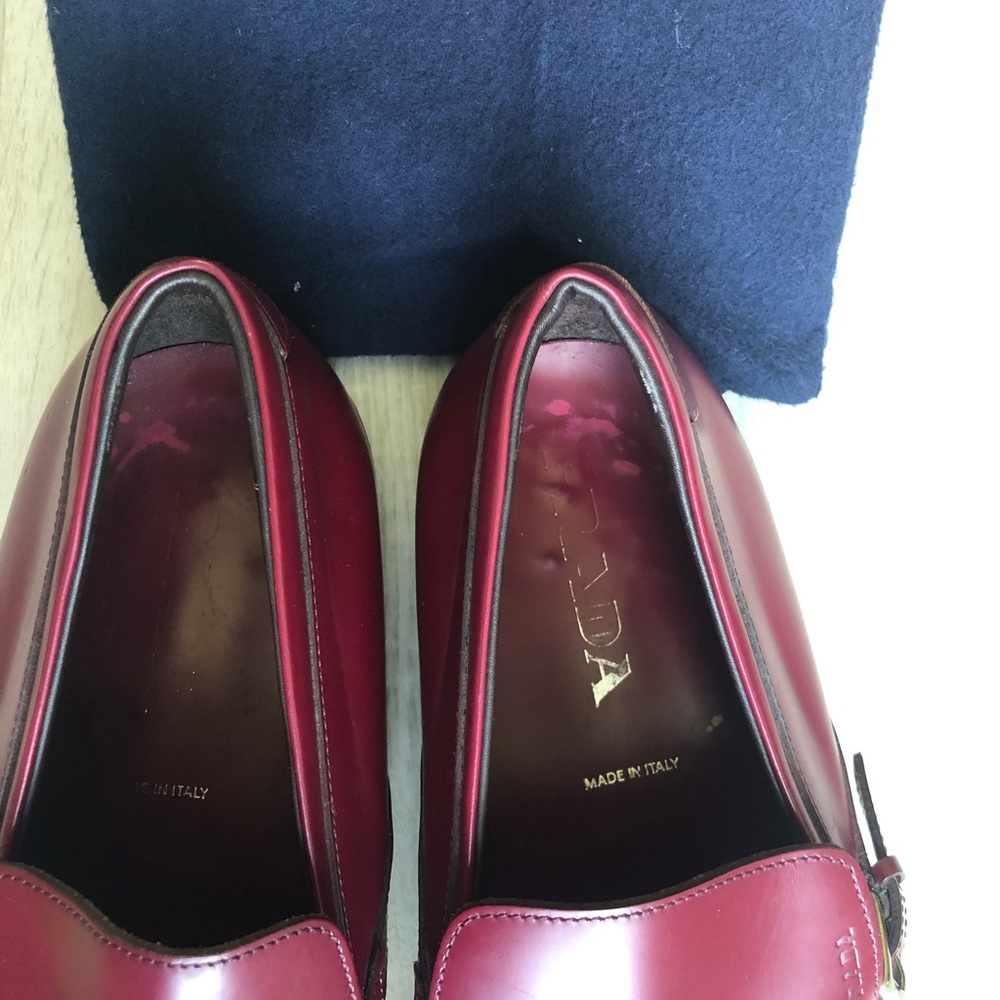 PRADA AUTHENT MEN DRESS SHOES 8.5 EU, FITS US 10,5 - Picture 4 of 7